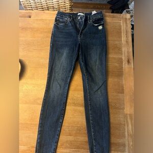 GOOD AMERICAN: dark wash Good Skinny